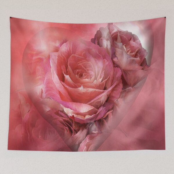 Item preview, Heart Of A Rose - Melon  designed and sold by Carol  Cavalaris.