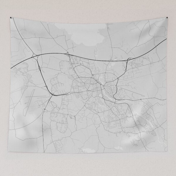 Item preview, Linkoping, Sweden Map. (Black on white) designed and sold by Graphical-Maps.