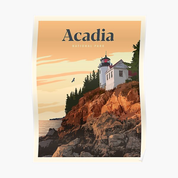 Acadia National Park Poster Poster