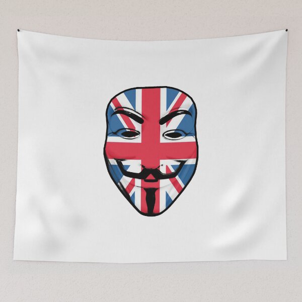 Item preview, Guy Fawkes British Flag designed and sold by GrimDork.