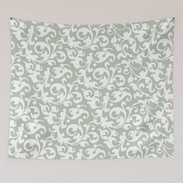Item preview, Celadon Green Damask designed and sold by AntiqueImages.