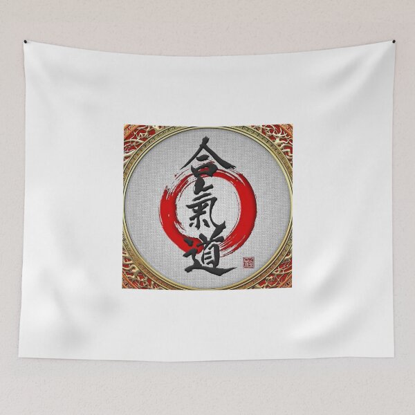 Item preview, Japanese calligraphy - Aikido designed and sold by Serge Averbukh Art Studio.