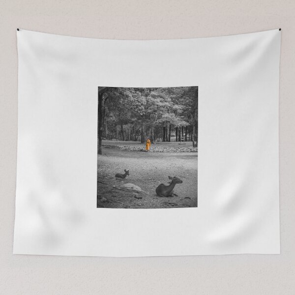 Item preview, Monk doing daily cleaning routine  designed and sold by Stanciuc.