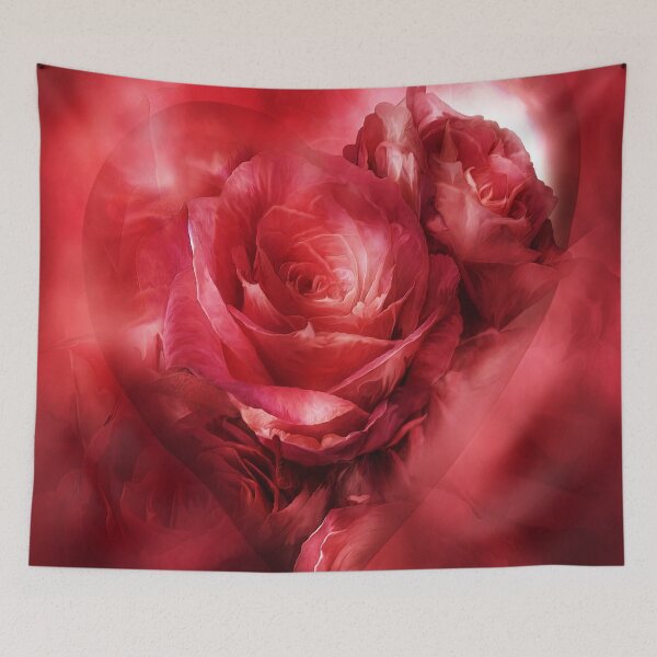 Item preview, Heart Of A Rose - Red designed and sold by Carol  Cavalaris.
