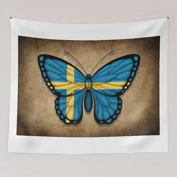 Item preview, Swedish Flag Butterfly designed and sold by JeffBartels.