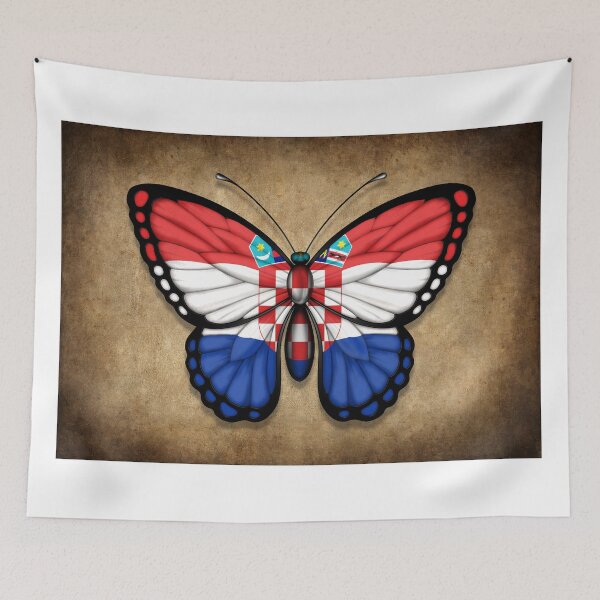Item preview, Croatian Flag Butterfly designed and sold by JeffBartels.