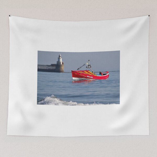 Item preview, Colourful inshore fishing coble designed and sold by Violaman.