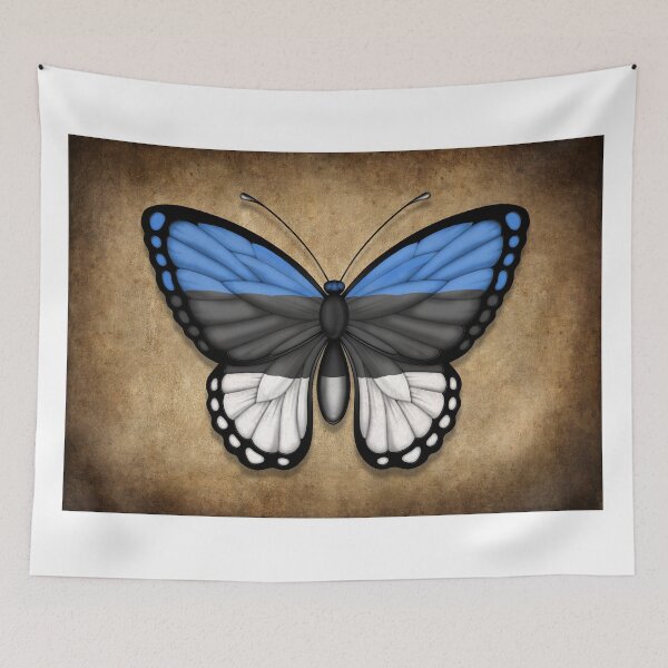 Item preview, Estonian Flag Butterfly designed and sold by JeffBartels.