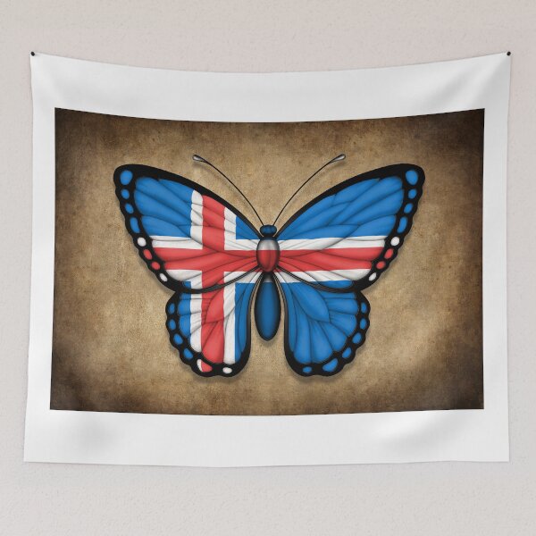 Artikelvorschau, Isländischer Flaggenschmetterling entworfen und verkauft von JeffBartels.