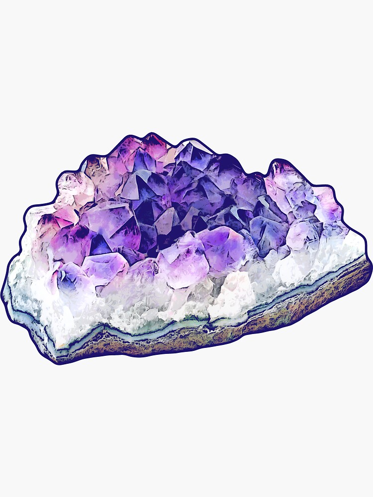 Amethyst Sticker by JeromeArt