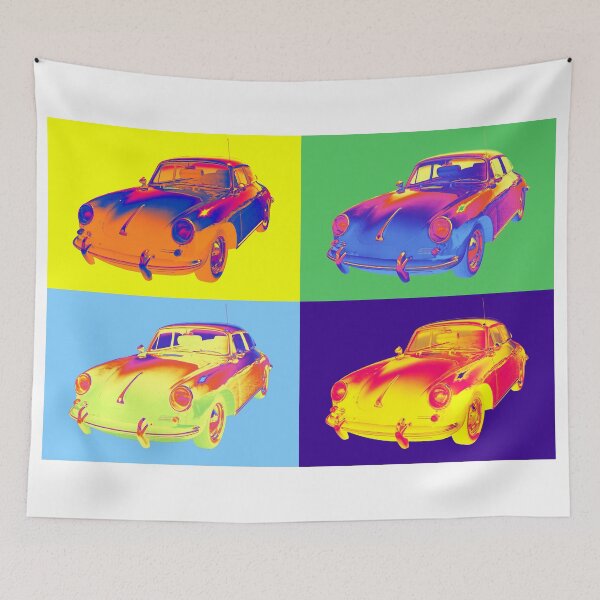 Item preview, 1962 Porsche 356 E Pop Art design designed and sold by KWJphotoart.