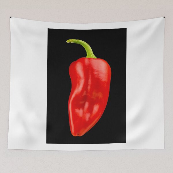 Item preview, Red Pepper on Black Backgorund designed and sold by Kenneth Keifer.
