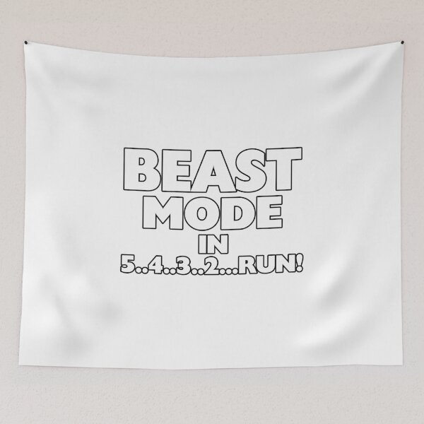 Item preview, Beast Mode In Three Two Run designed and sold by FireFoxxy.