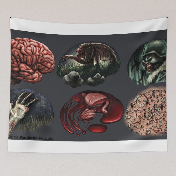 Item preview, Zombie Illustration Assignment designed and sold by Thedragonofdoom.