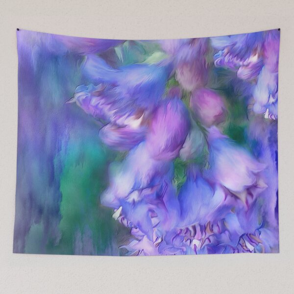 Item preview, Delphinium Abstract designed and sold by Carol  Cavalaris.