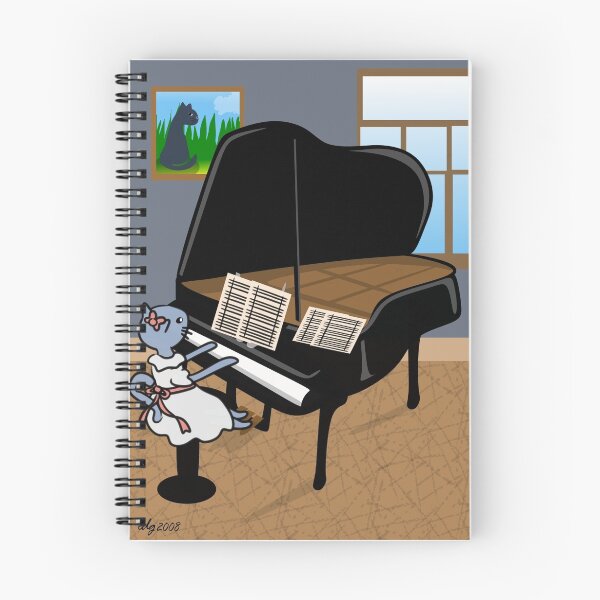 Item preview, Kitty Piano Practice designed and sold by elledeegee.