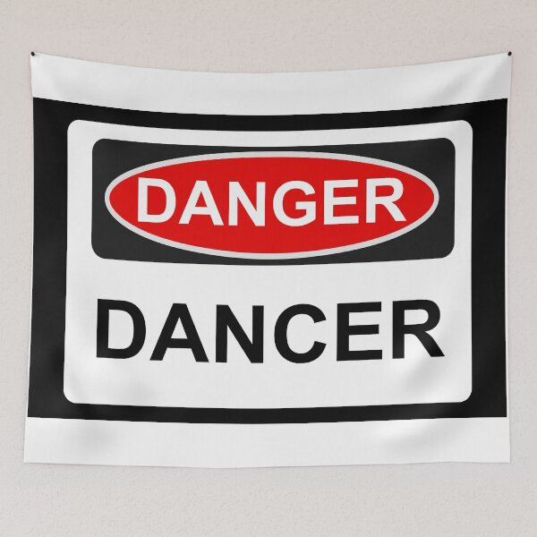 Item preview, Danger Dancer - Warning Sign designed and sold by Graphix.