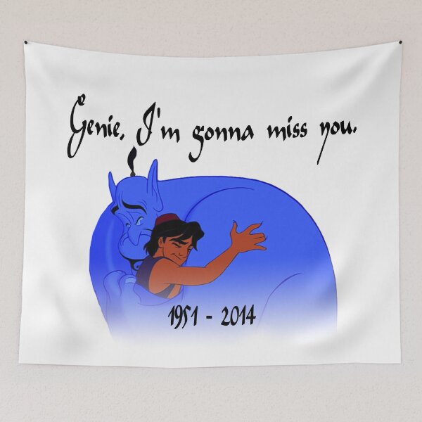 Item preview, RIP Robin Williams - Genie, we're gonna miss you designed and sold by suzeejobs.