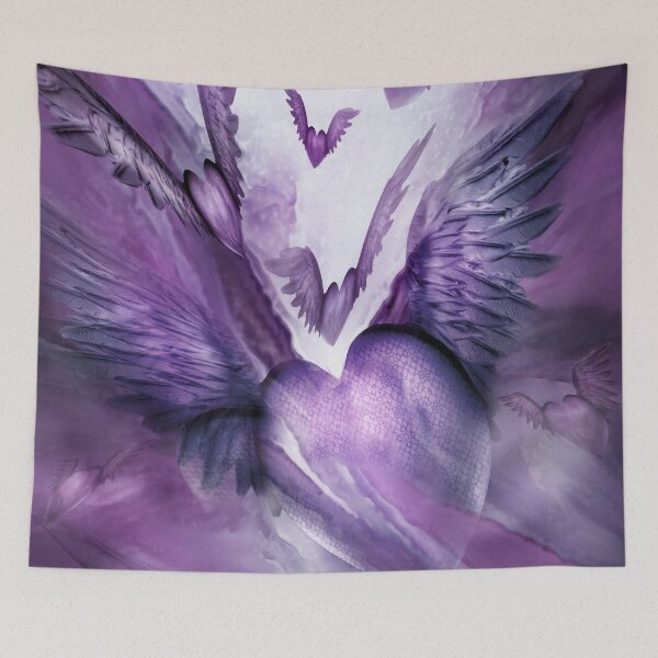 Item preview, Flight Of The Heart - Lavender designed and sold by Carol  Cavalaris.