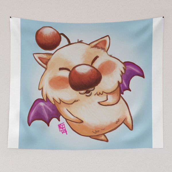 Item preview, Moogle Fan Art Doodle designed and sold by Kristin Frenzel.
