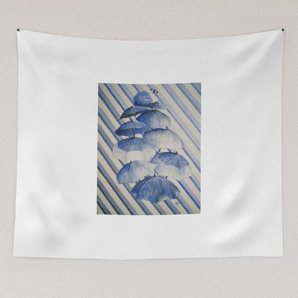 Item preview, Umbrella Rainy Day Blues  designed and sold by Heatherian.