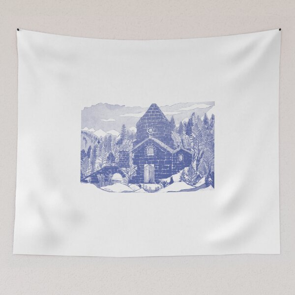 Item preview, Alpine in Cyan Blue designed and sold by Heatherian.