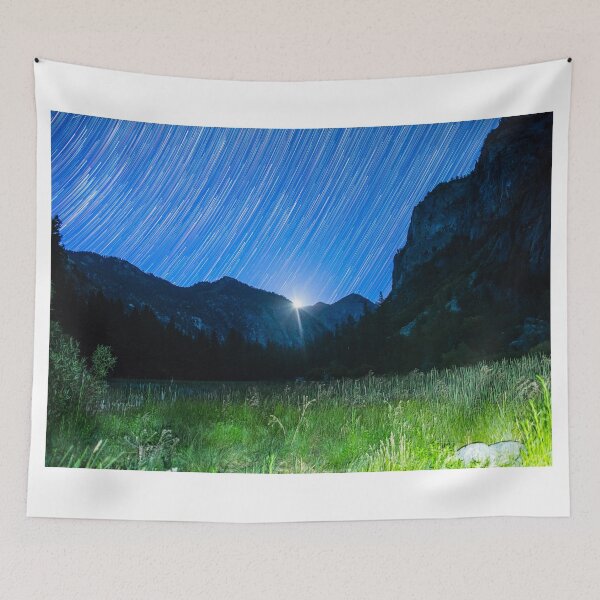Item preview, Moon and Star Trails Over King's Canyon designed and sold by Gavin Heffernan.