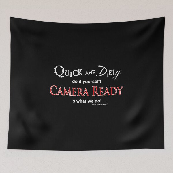 Item preview, Quick and Dirty Camera Ready designed and sold by backinajpg.