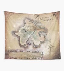 Klassische Neverland Map Blanket King Size Wandbehang