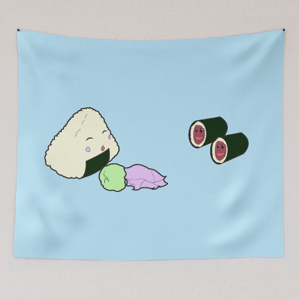Item preview, Cute Onigiri and Sushi designed and sold by rocketowl.