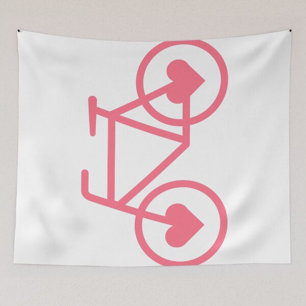 Artikelvorschau, Rosa Fahrradliebe - Fixie Herzen entworfen und verkauft von CorrieJacobs.