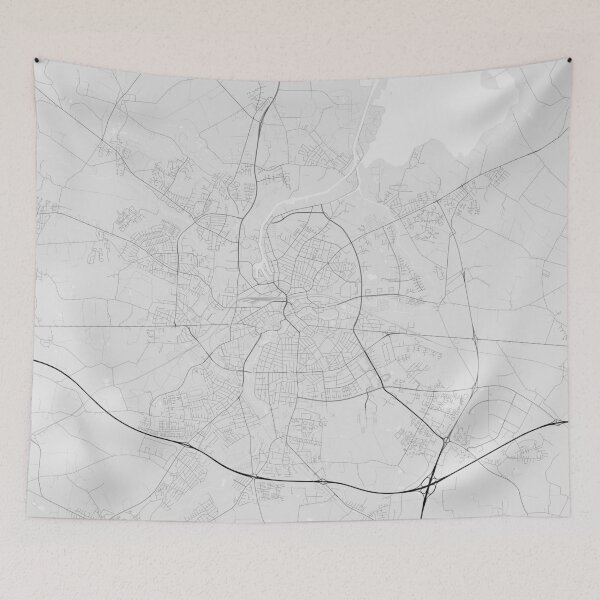 Item preview, Odense, Denmark Map. (Black on white) designed and sold by Graphical-Maps.