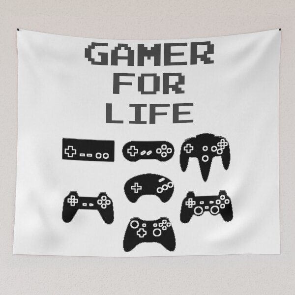 Artikelvorschau, Gamer For Life ( Duvet Covers ) entworfen und verkauft von PopCultFanatics.