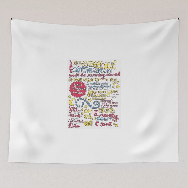 Item preview, "Really Don't Care" Lyrics designed and sold by Drawingsbymaci.