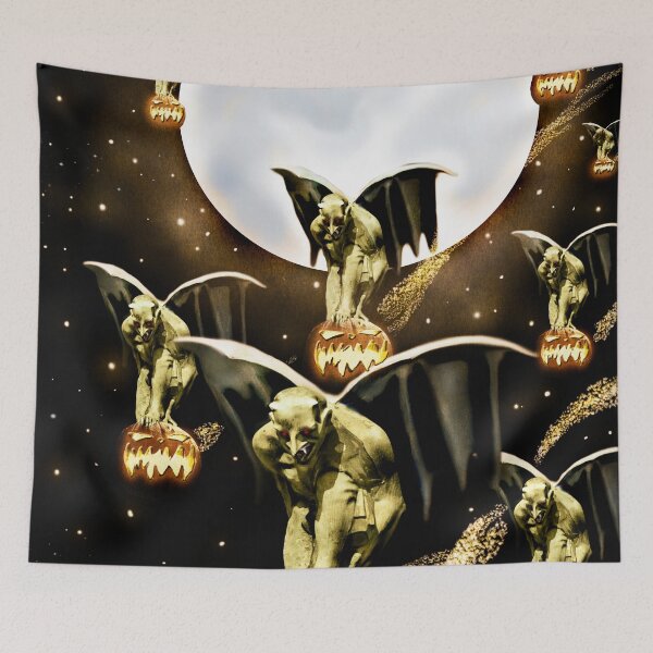 Item preview, gargoyles on pumpkins designed and sold by yvonne willemsen.