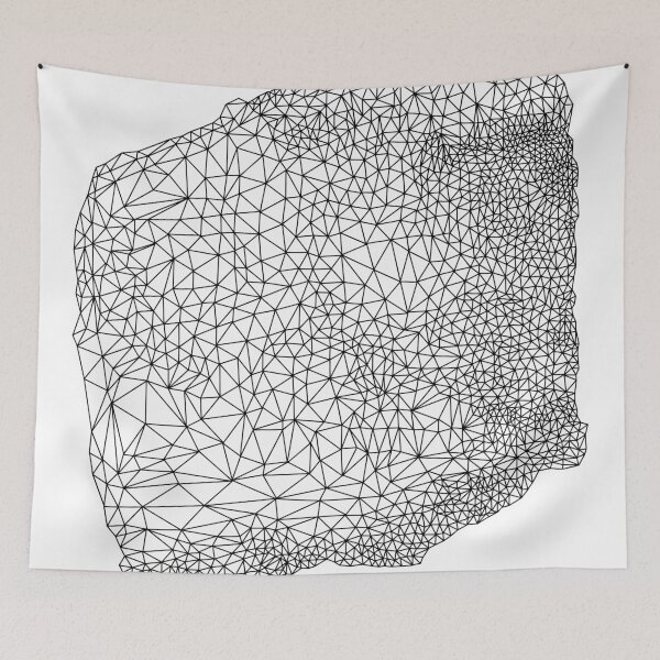 Item preview, Abstract black line geometric deisgn designed and sold by sledgehammer.