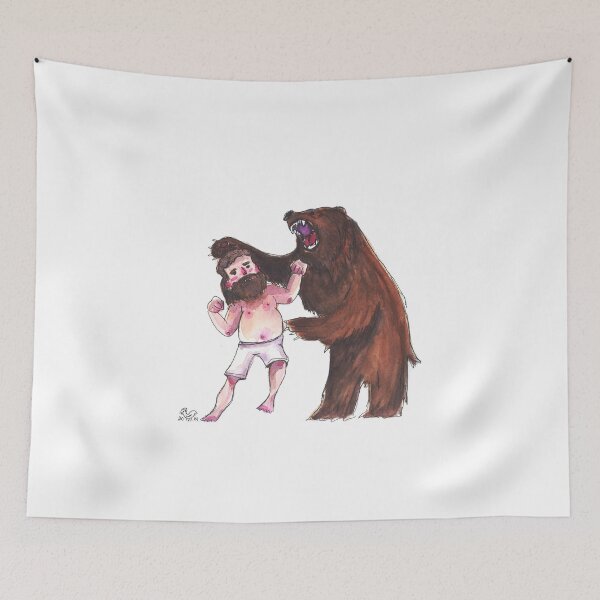 Item preview, Bear wrestling designed and sold by Aude Lising |  The French Fury.