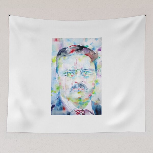 Item preview, THEODORE ROOSEVELT - watercolor portrait .1 designed and sold by lautir.