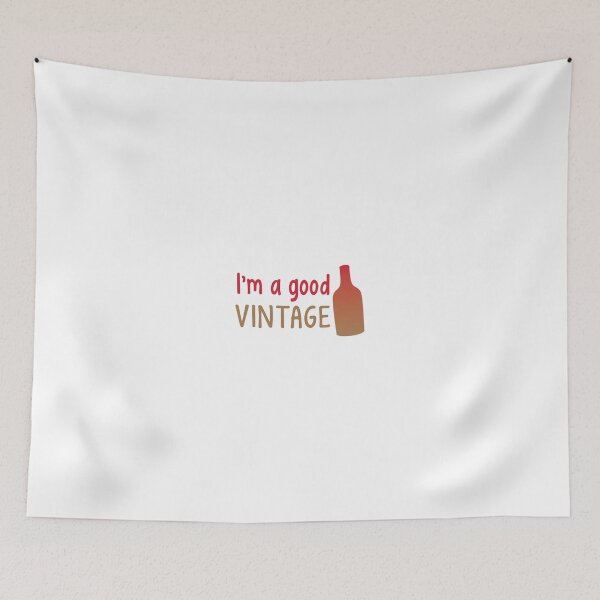 Item preview, I'm a good vintage with wine glass designed and sold by jazzydevil.