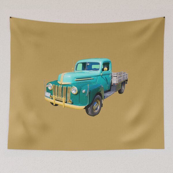 Item preview, Old Flat Bed Ford Work Truck designed and sold by KWJphotoart.