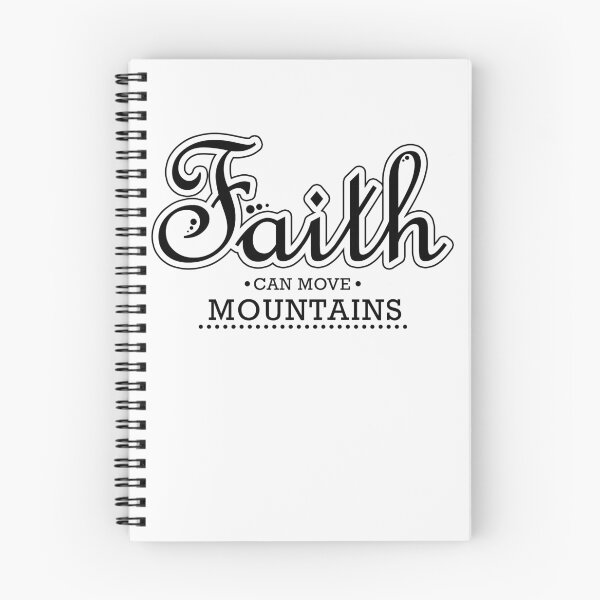 Item preview, Christian, faith moves mountains designed and sold by GoodNewsDesign.