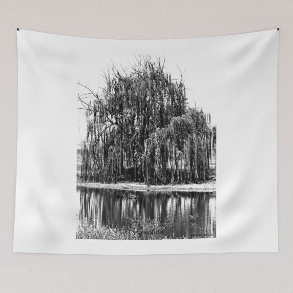 Item preview, Black and White Weeping Willow designed and sold by Christina  Ochsner.