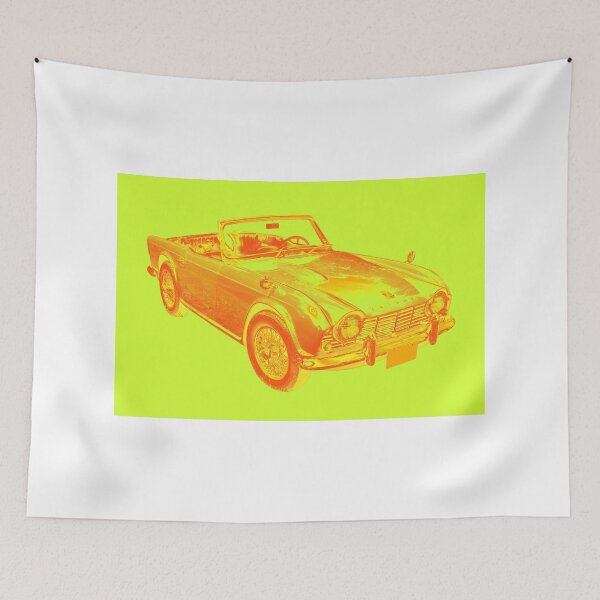 Item preview,  Triumph Tr4  Sports Car Pop art Design designed and sold by KWJphotoart.
