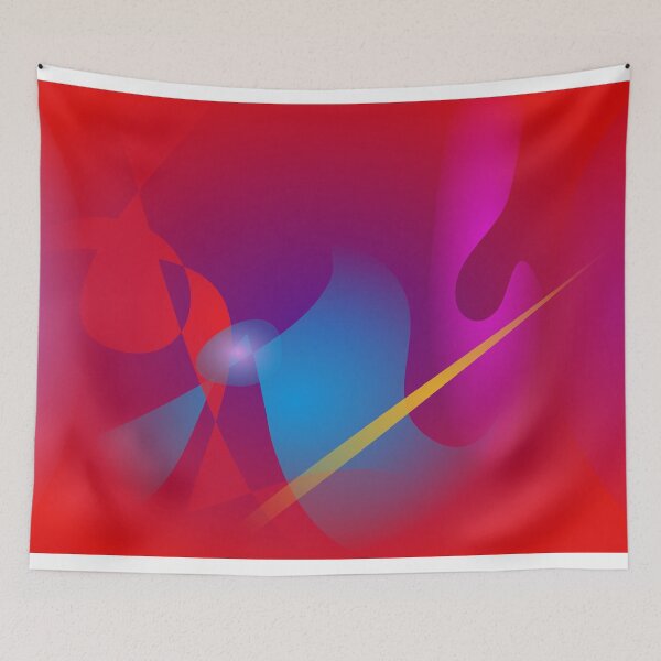 Item preview, Vivid Red Simple Abstract Design designed and sold by masabo.