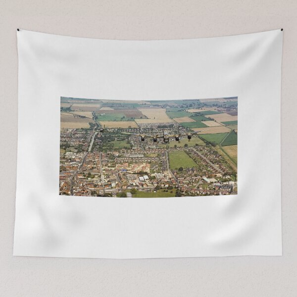 Item preview, BBMF Lancaster and Hurricane over Bourne, Lincs designed and sold by Colin Smedley.