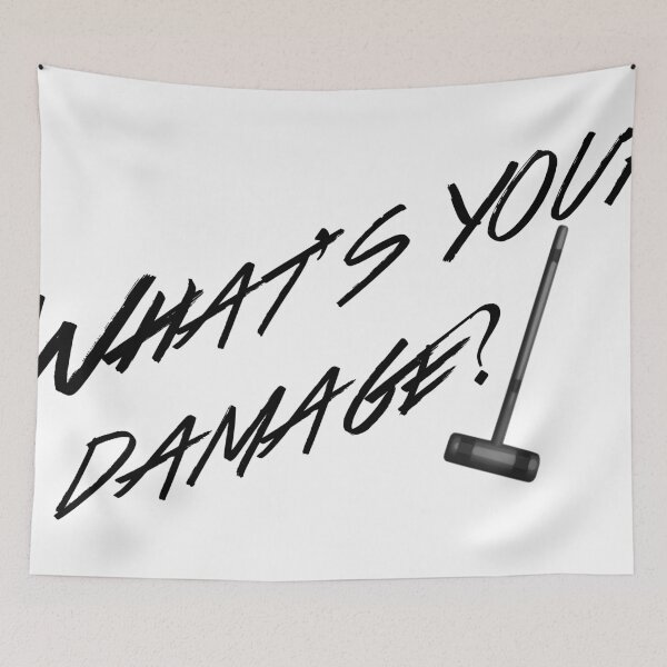 Item preview, What's Your Damage-Black designed and sold by Taylor Leonard.