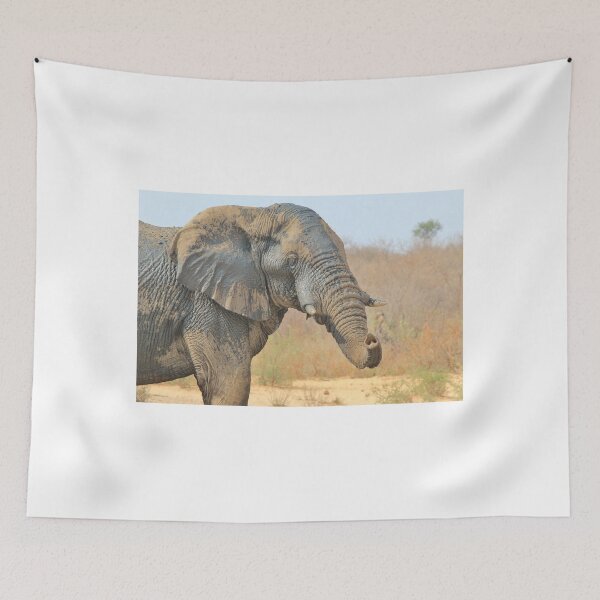 Item preview, Elephant Bull - Beautiful Mud - African Wildlife designed and sold by LivingWild.