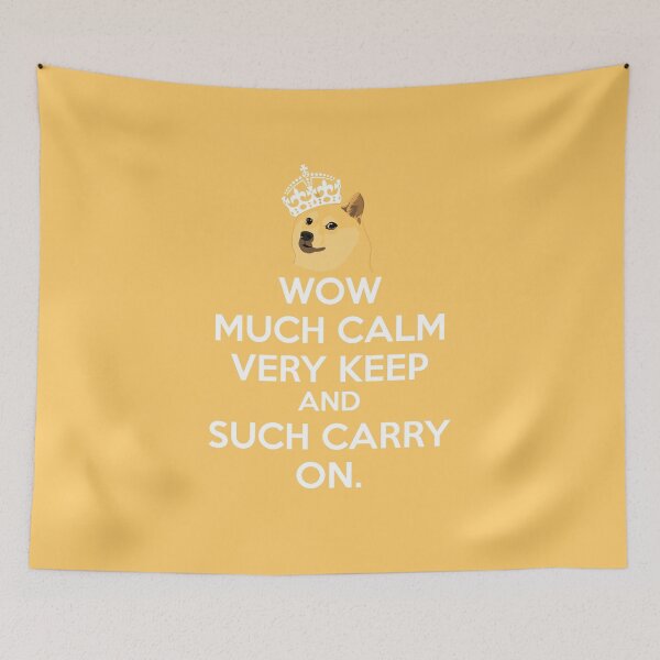 Item preview, Doge meme keep calm - wow much calm designed and sold by Sam Rostami.