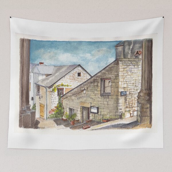 Item preview, Candes St Martin Village, Loire Valley, France designed and sold by Dai Wynn Fine Art.