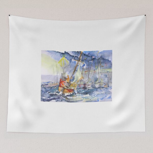 Item preview, Safe And Sound Back At The Port  designed and sold by Barbara Pommerenke.